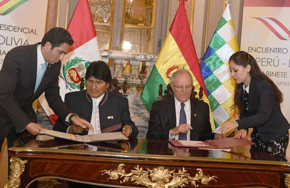 El Perú le ofrece a Bolivia una salida a las costas del Pacifíco 