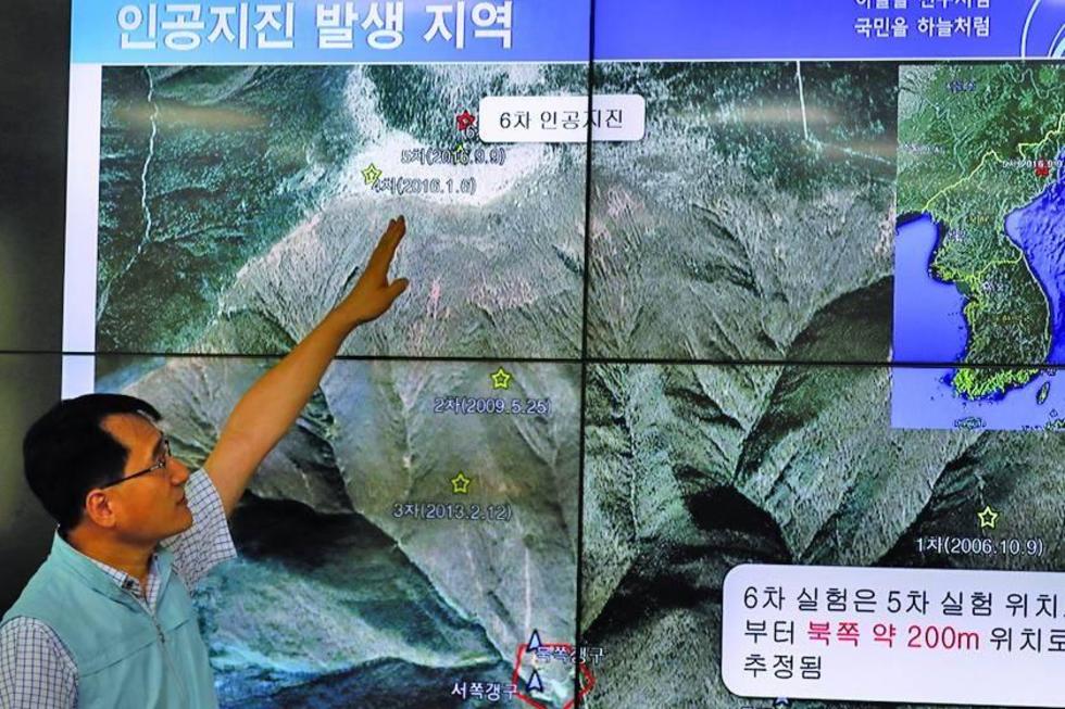 Corea del Norte detona bomba de hidrógeno y EE.UU. reacciona