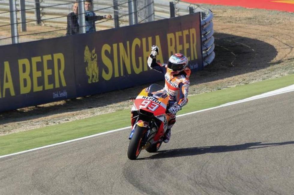 Márquez domina el GP de Aragón de MotoGP