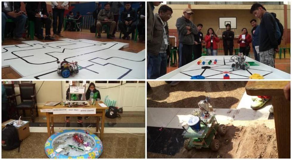 Cerca de un centenar de robots participan de la olimpiada regional