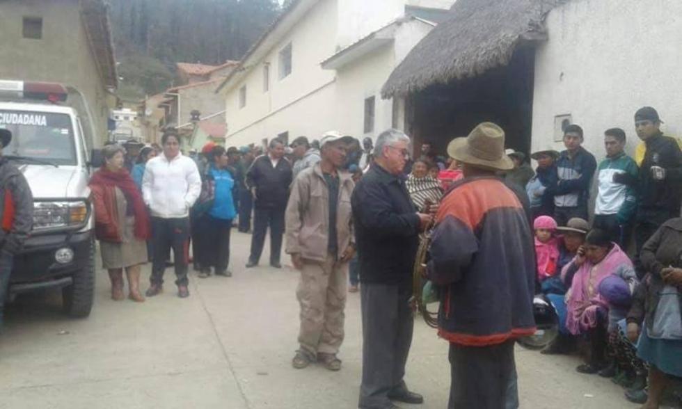 Villa Serrano se indigna por atentado  a imagen de su patrono San Miguel