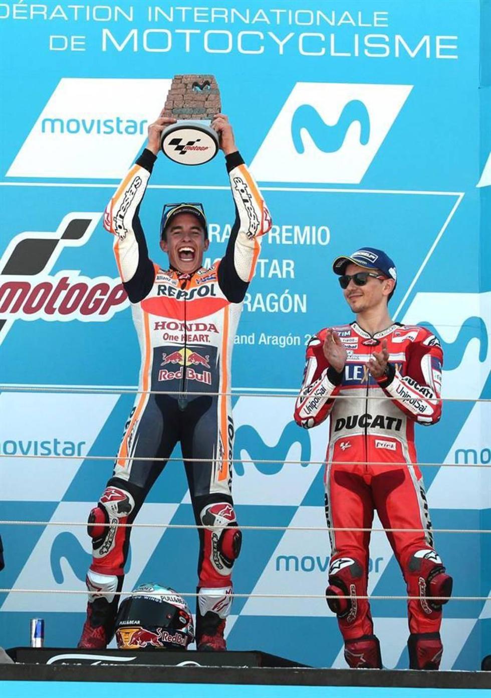 Marc Márquez gana el Gran Premio de Aragón de MotoGP