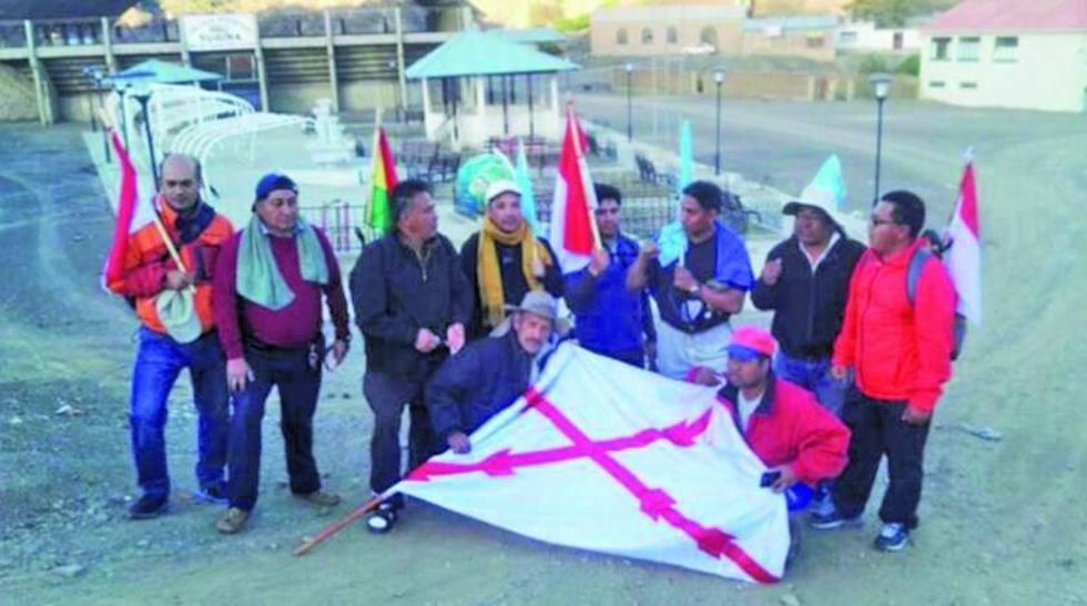 Marcha cívica espera refuerzos para continuar travesía a Sucre