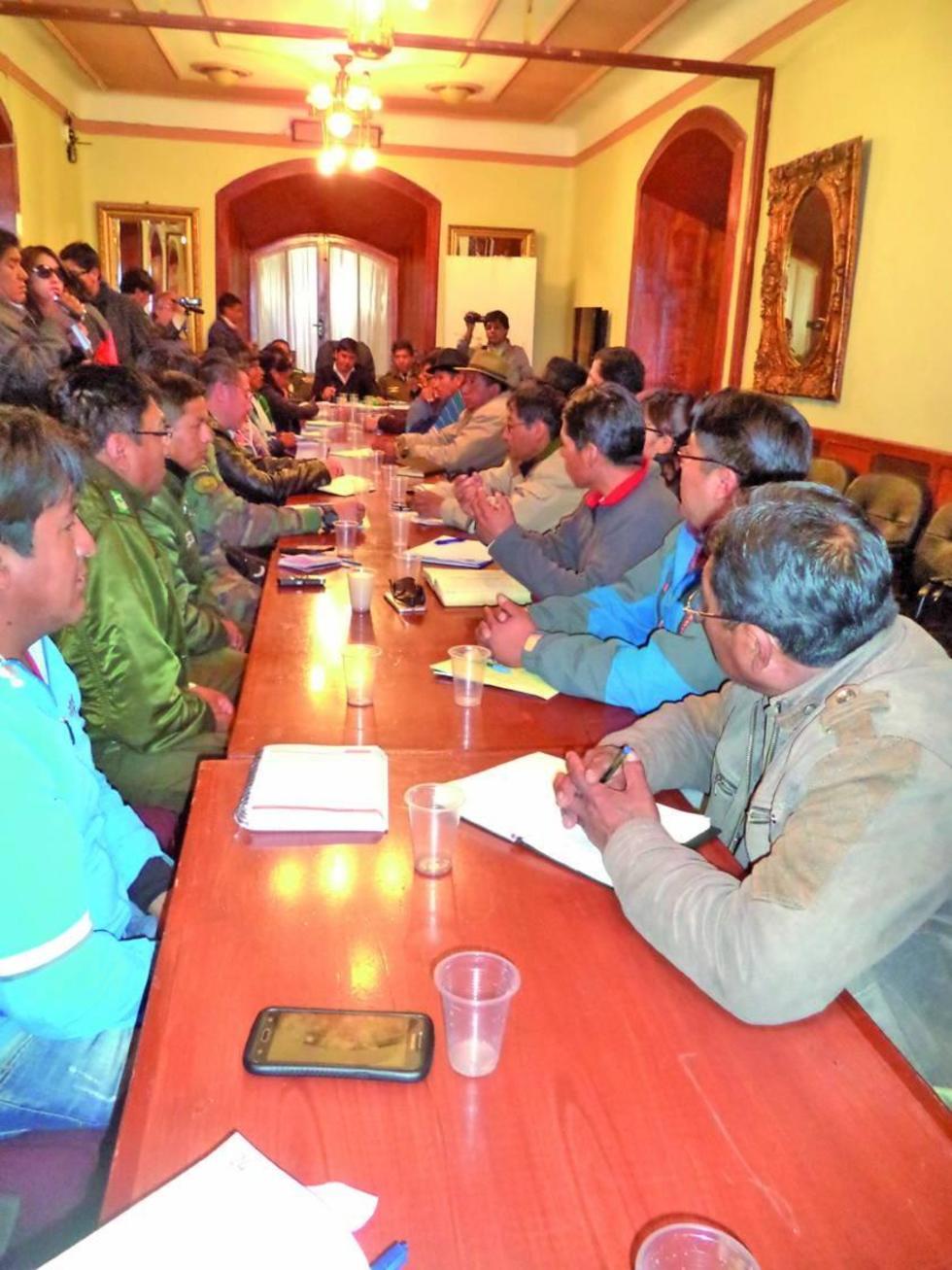 Declaran "guerra" a la inseguridad en Porco
