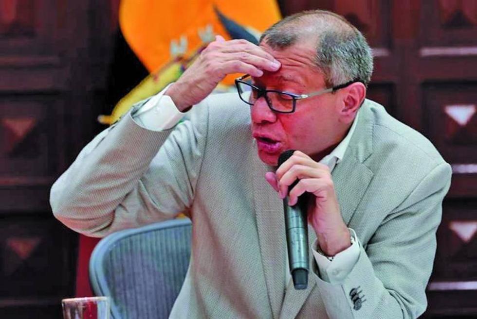 El vicepresidente Glas utilizará sus vacaciones mientras esté preso