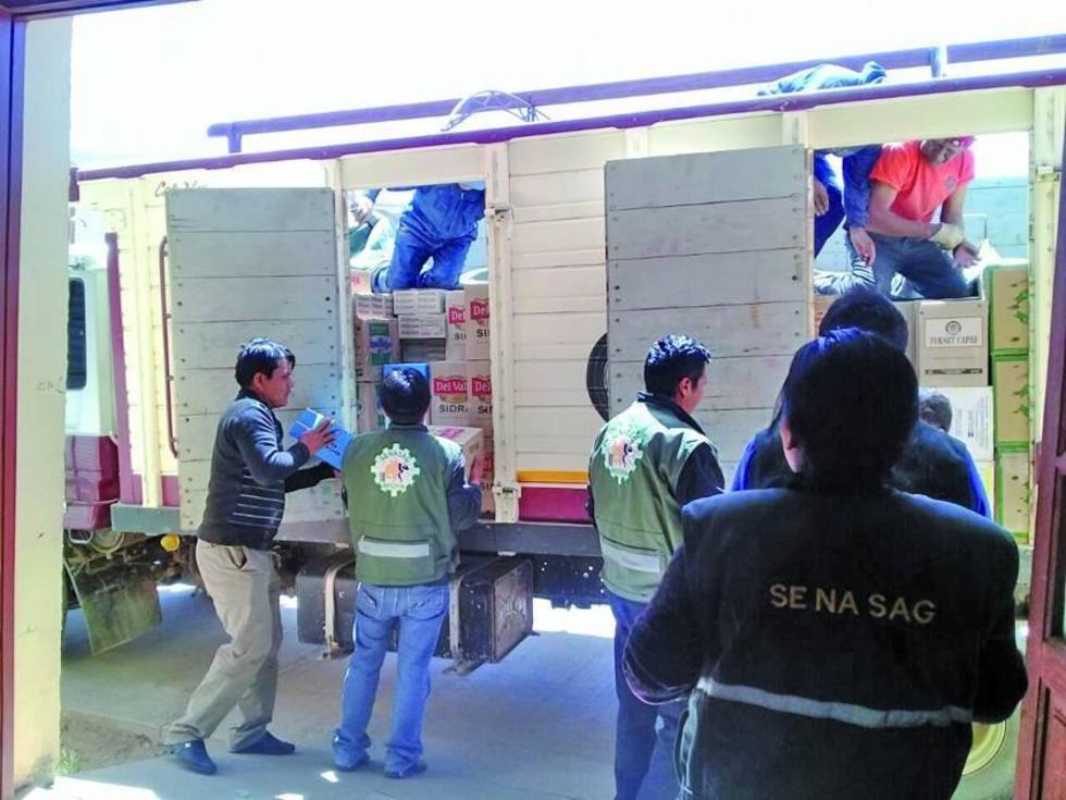 Senasag confisca más de 12 toneladas de productos 