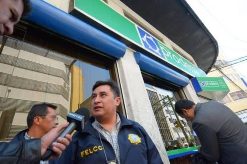 Fiscalía inspecciona el Banco Prodem en La Paz tras detectar robo