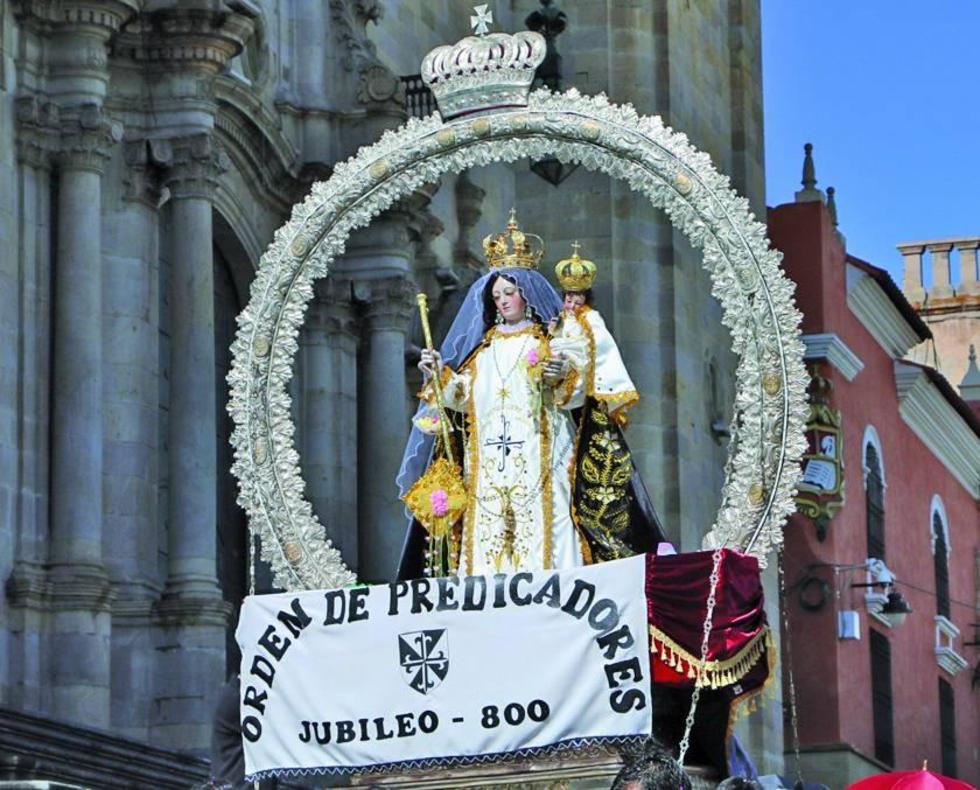 La Virgen del Santísimo  Rosario de Potosí