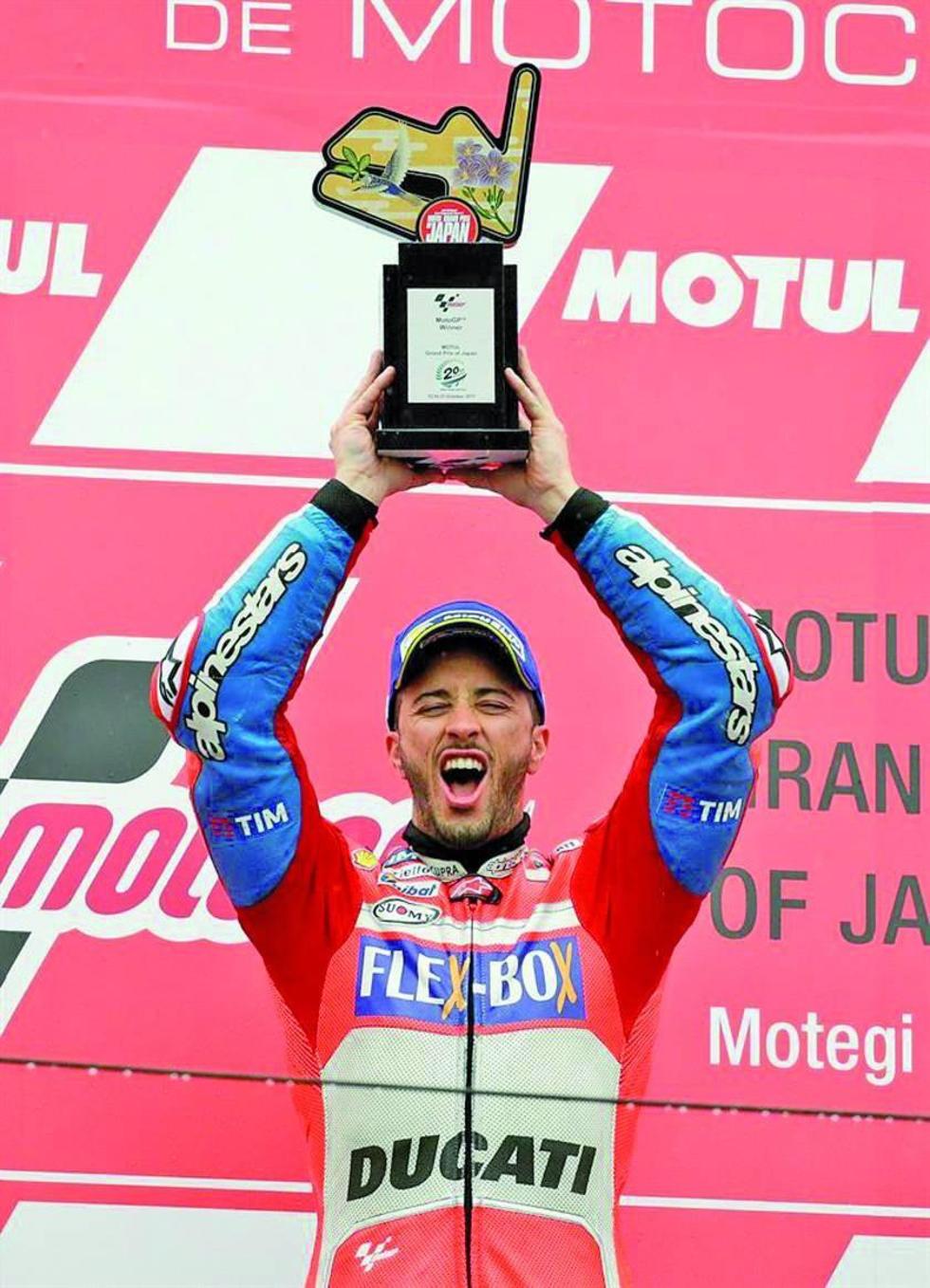 Andrea Dovizioso se adueña del Gran Premio de Japón de MotoGP