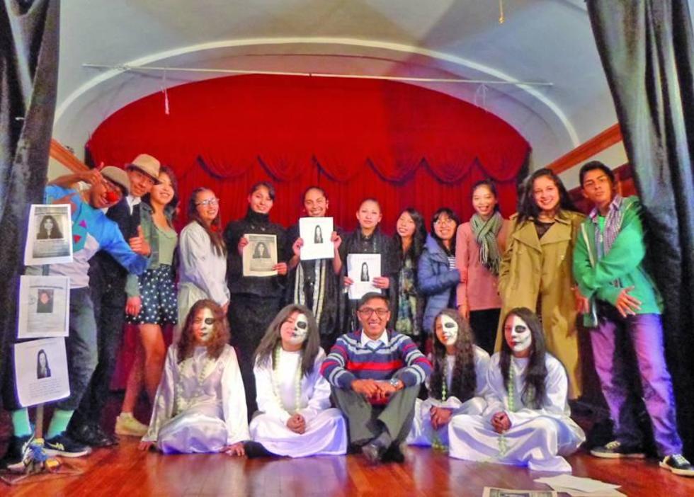 Panchos Teatro actúa en La Paz