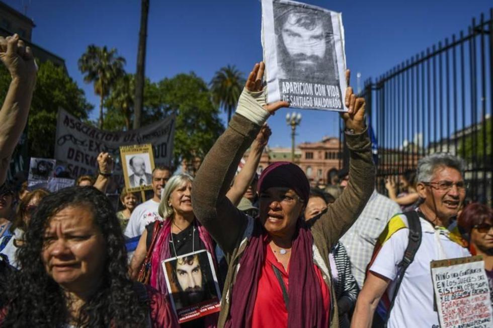 Argentina: cuerpo hallado en un río es del activista Maldonado