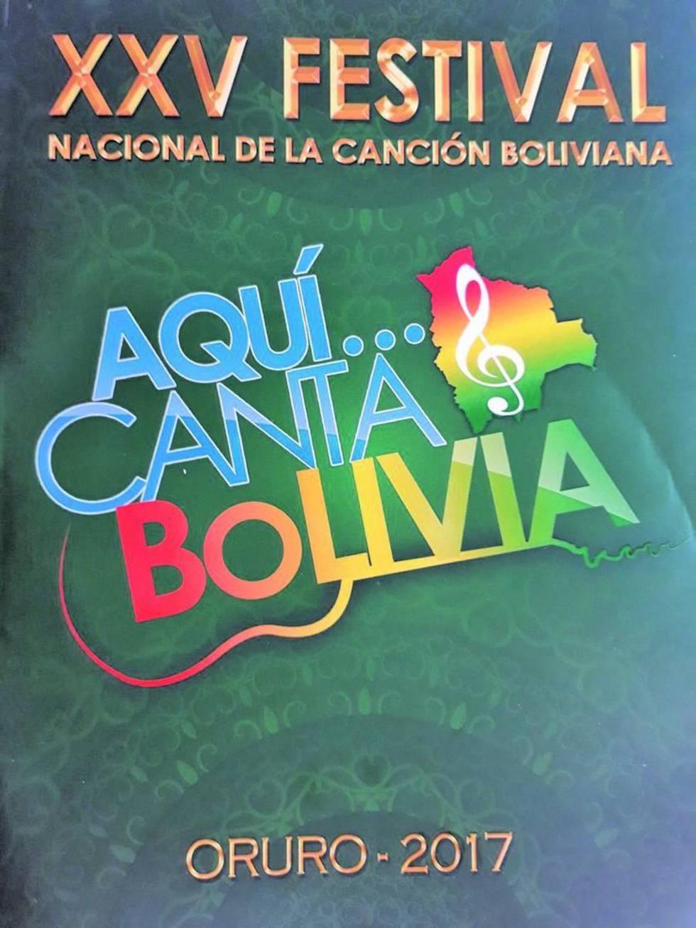 Premian en Oruro a los ganadores del XXV Festival de la Canción Boliviana 