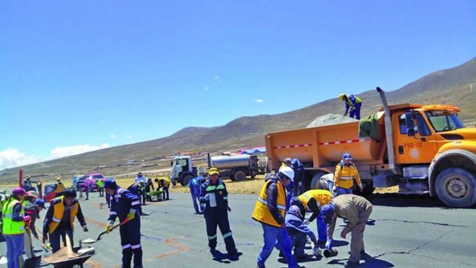 Aceleran los trabajos para la mejora del aeropuerto
