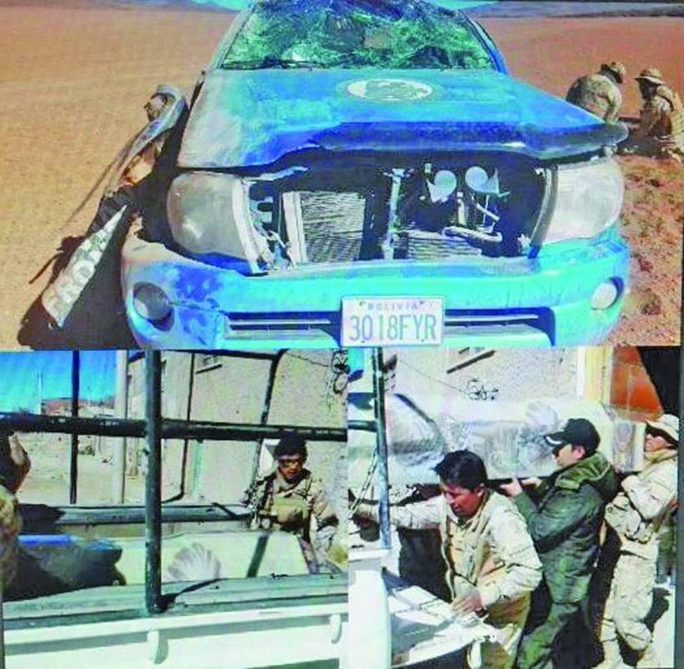 Polícía de frontera muere y hay otros cuatro heridos tras vuelco