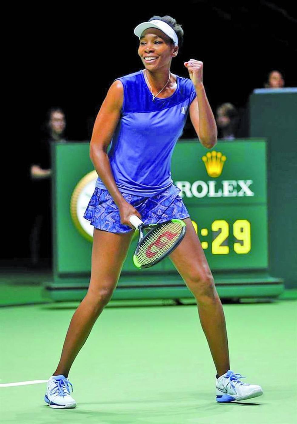 Venus jugara con Wozniacki en la final de Singapur
