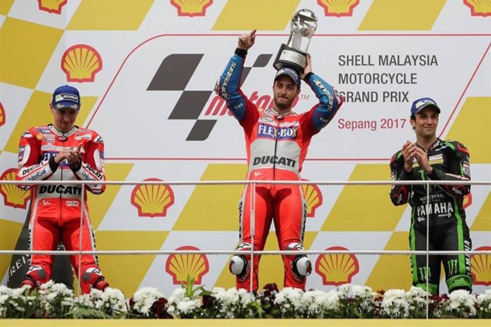 Dovizioso se adueña del GP de Malasia de MotoGP