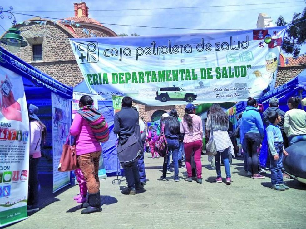 La Caja Petrolera desarrolla su feria preventiva de salud