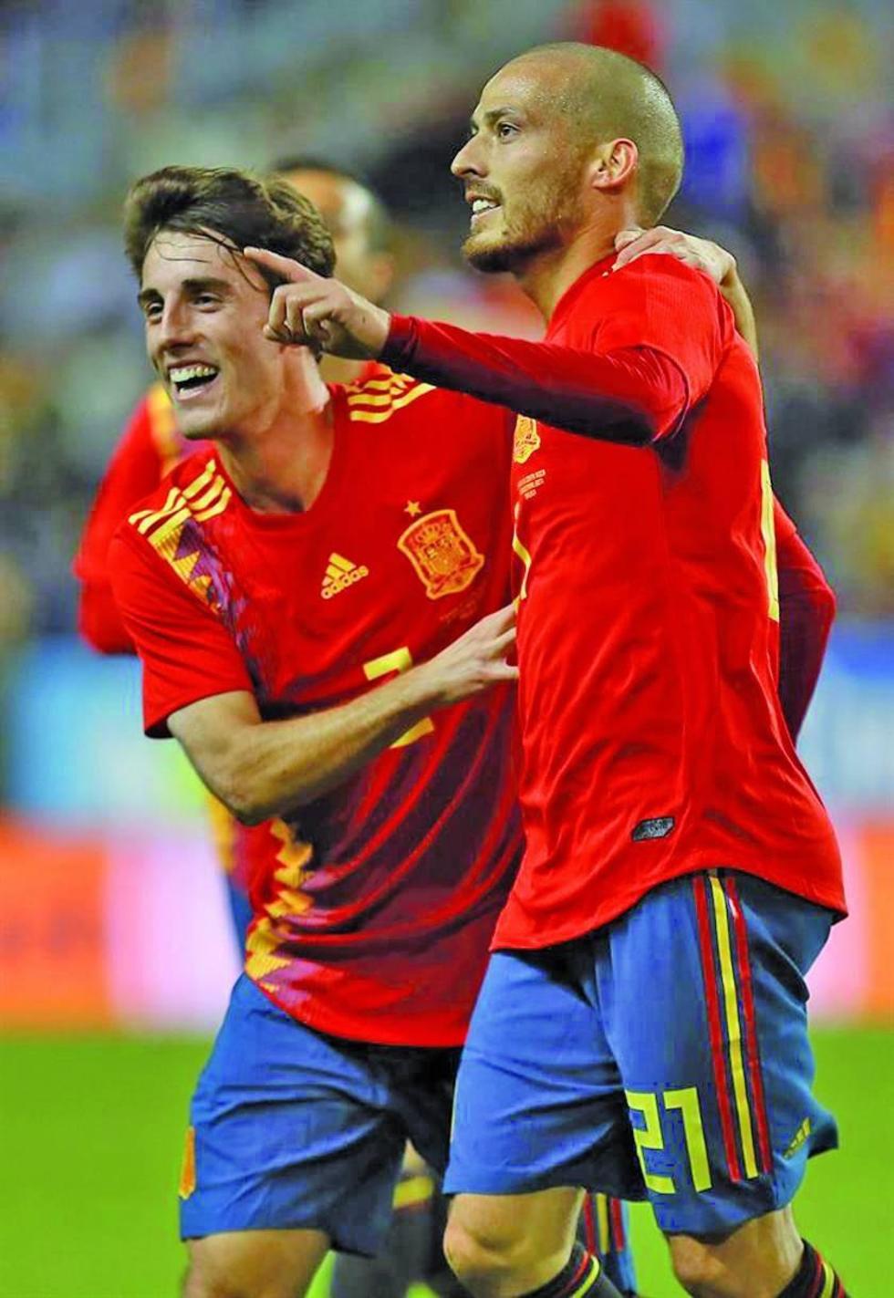 España golea a Costa Rica en “La Rosaleda”