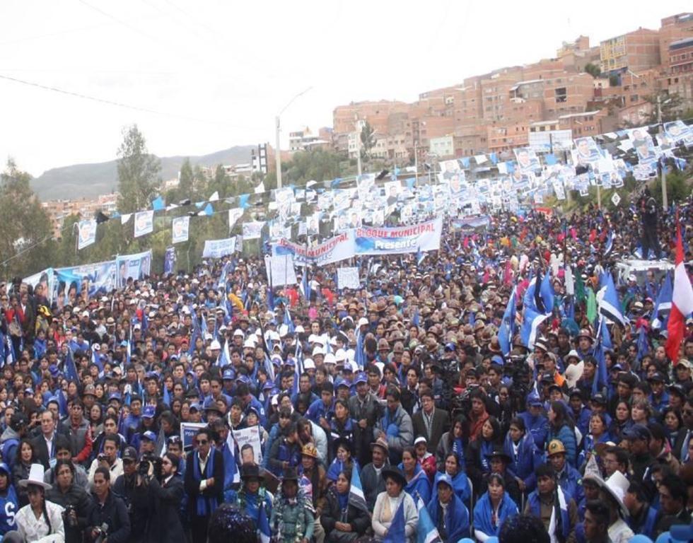 Preparan marcha de apoyo a la repostulación de Morales
