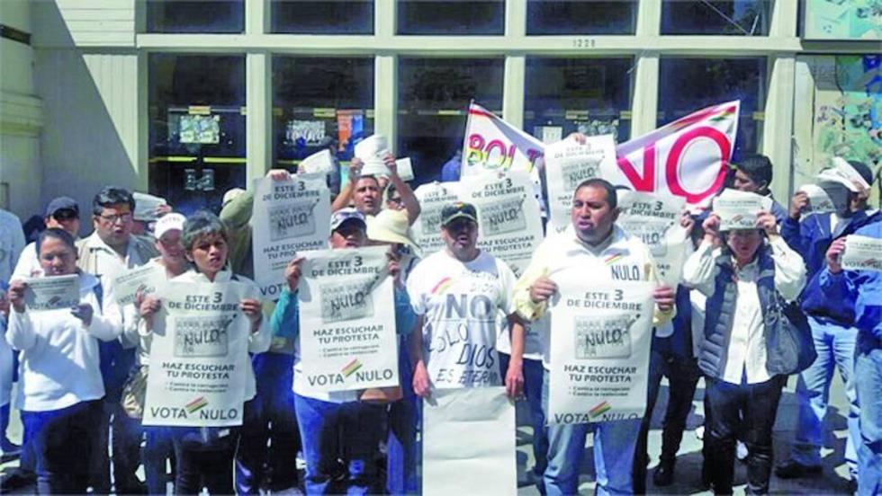 Intensifican la campaña del voto nulo y el MAS denuncia sabotaje