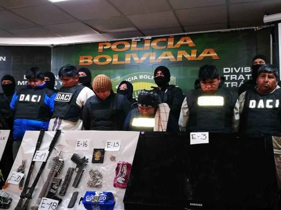Cae banda vinculada a organización criminal que planeaba un atraco