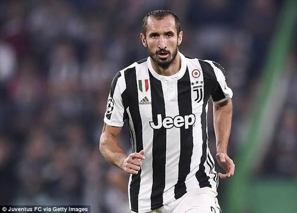Chiellini es baja en Juventus para visitar a Olympiacos
