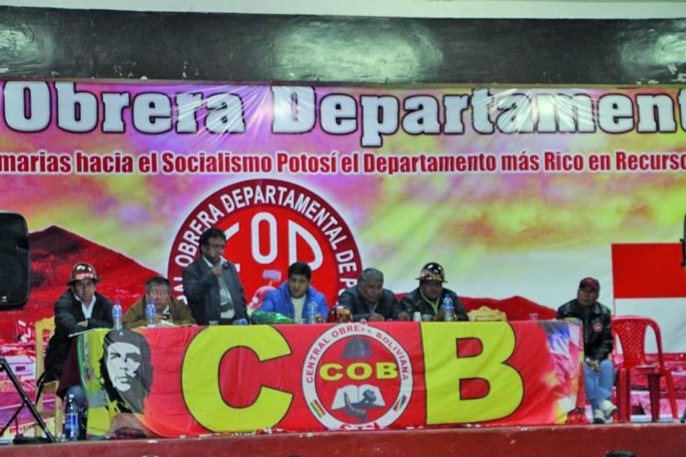 COB resuelve convocar  a un congreso ordinario para abril del año 2018