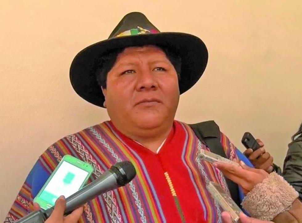 CAOP desconoce a dirigente nacional Hilarión Mamani