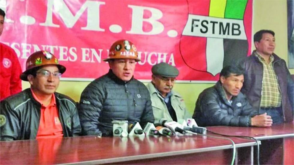 Mineros dan la espalda a Guido Mitma y urge congreso en la COB