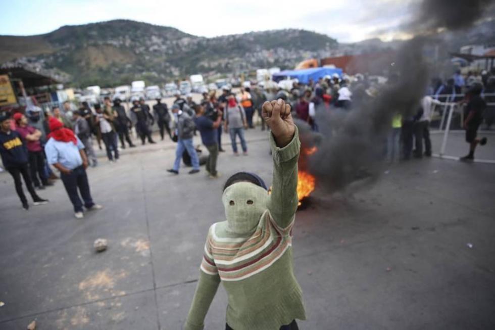 Hay protestas contra un supuesto “fraude” electoral en Honduras