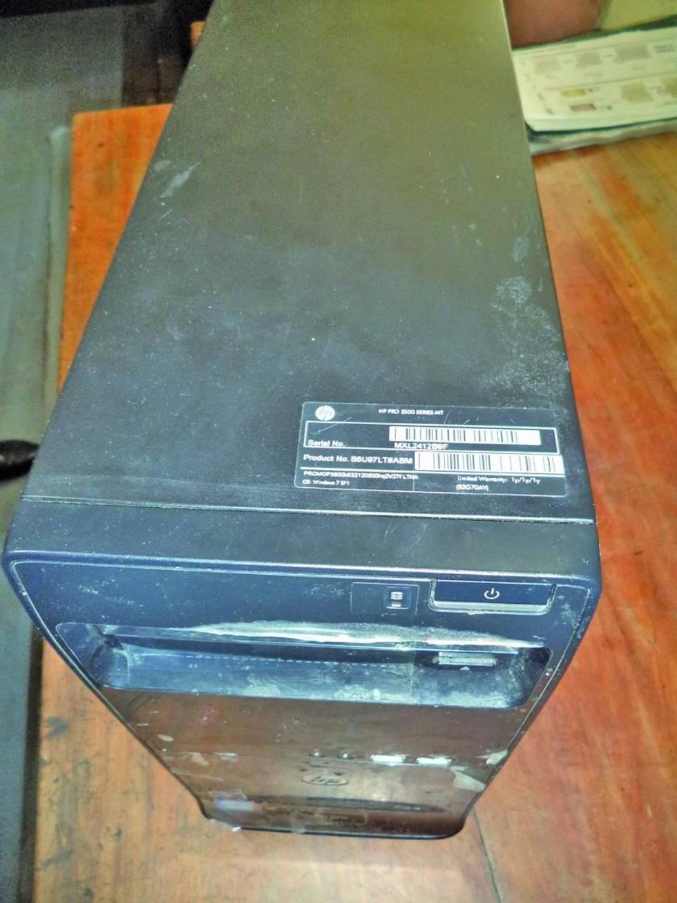 Identifican a los autores del robo de computadoras