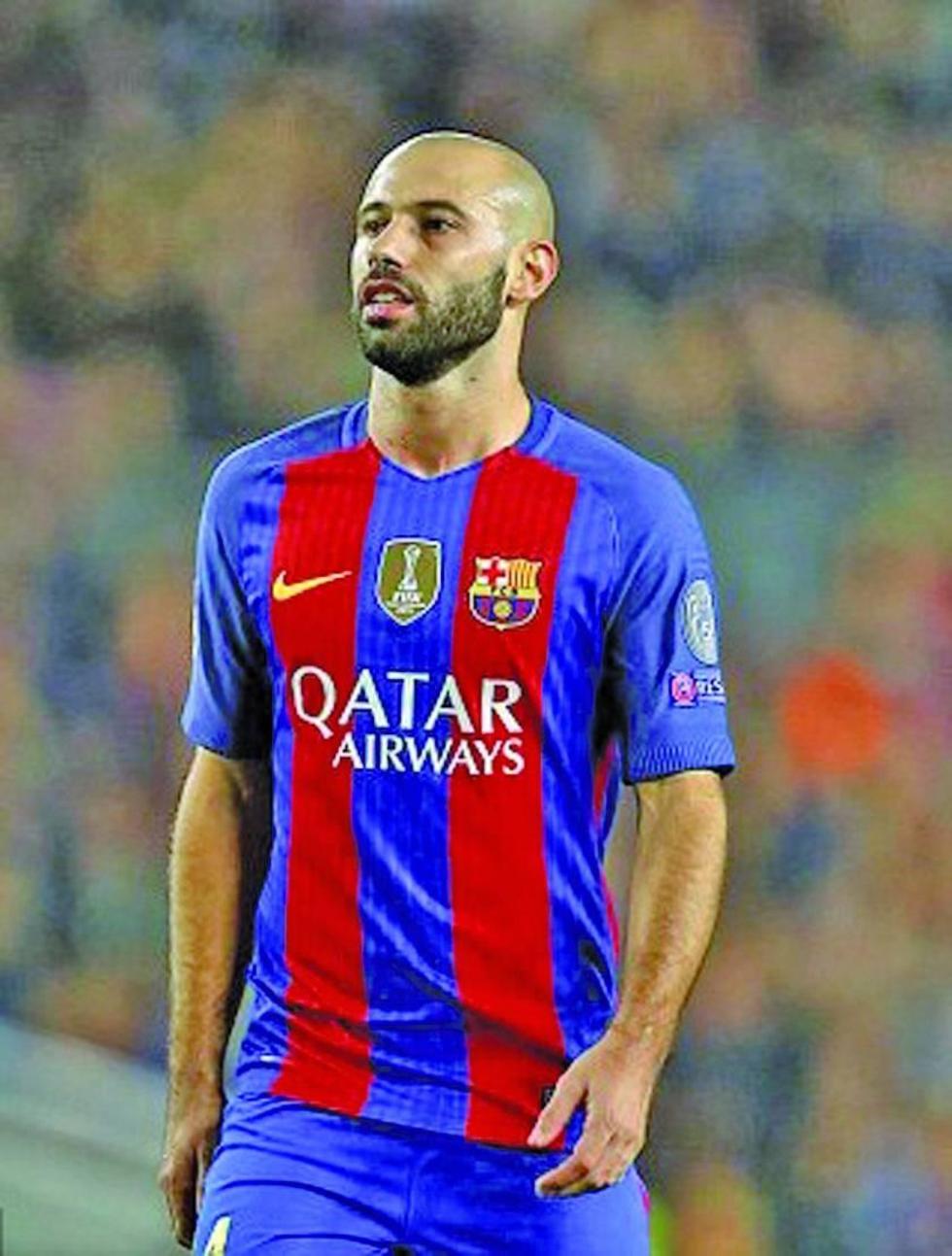 Mascherano se despide de Barza para ir a China