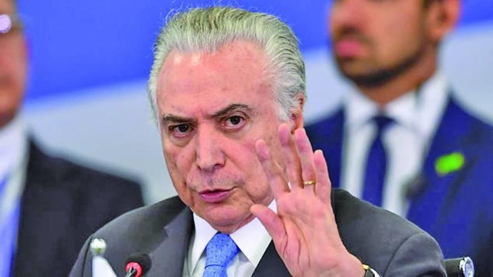 Temer afirma que la corrupción le restó tiempo al Gobierno