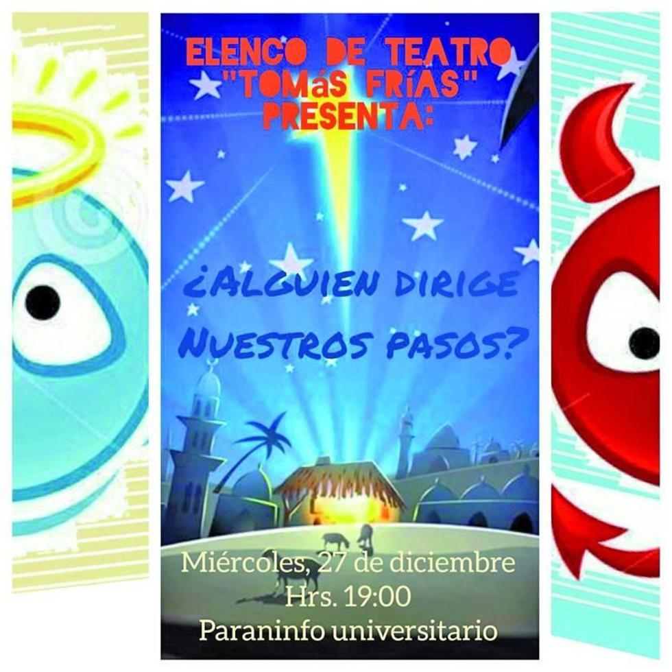 Elenco Tomás Frías actúa hoy una comedia de teatro