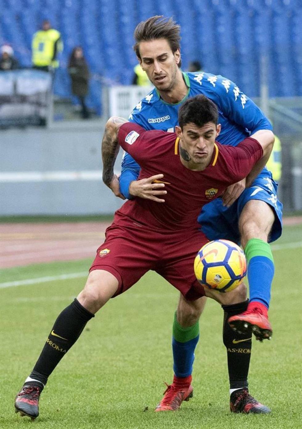 Roma iguala y Benevento logra su primer triunfo