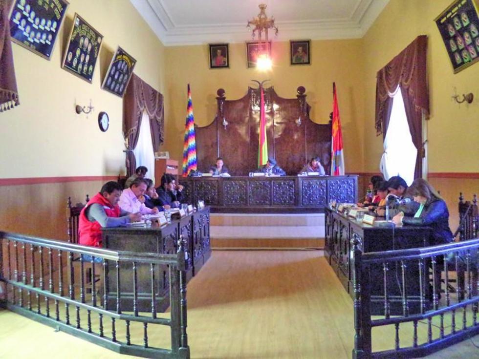 Prevén cambio de directiva del Concejo Municipal de Potosí