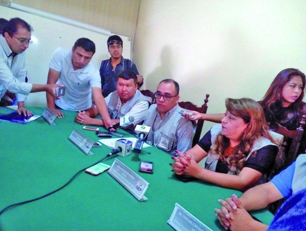 Tribunal Electoral de Tarija admite solicitud de revocatorio para alcaldes