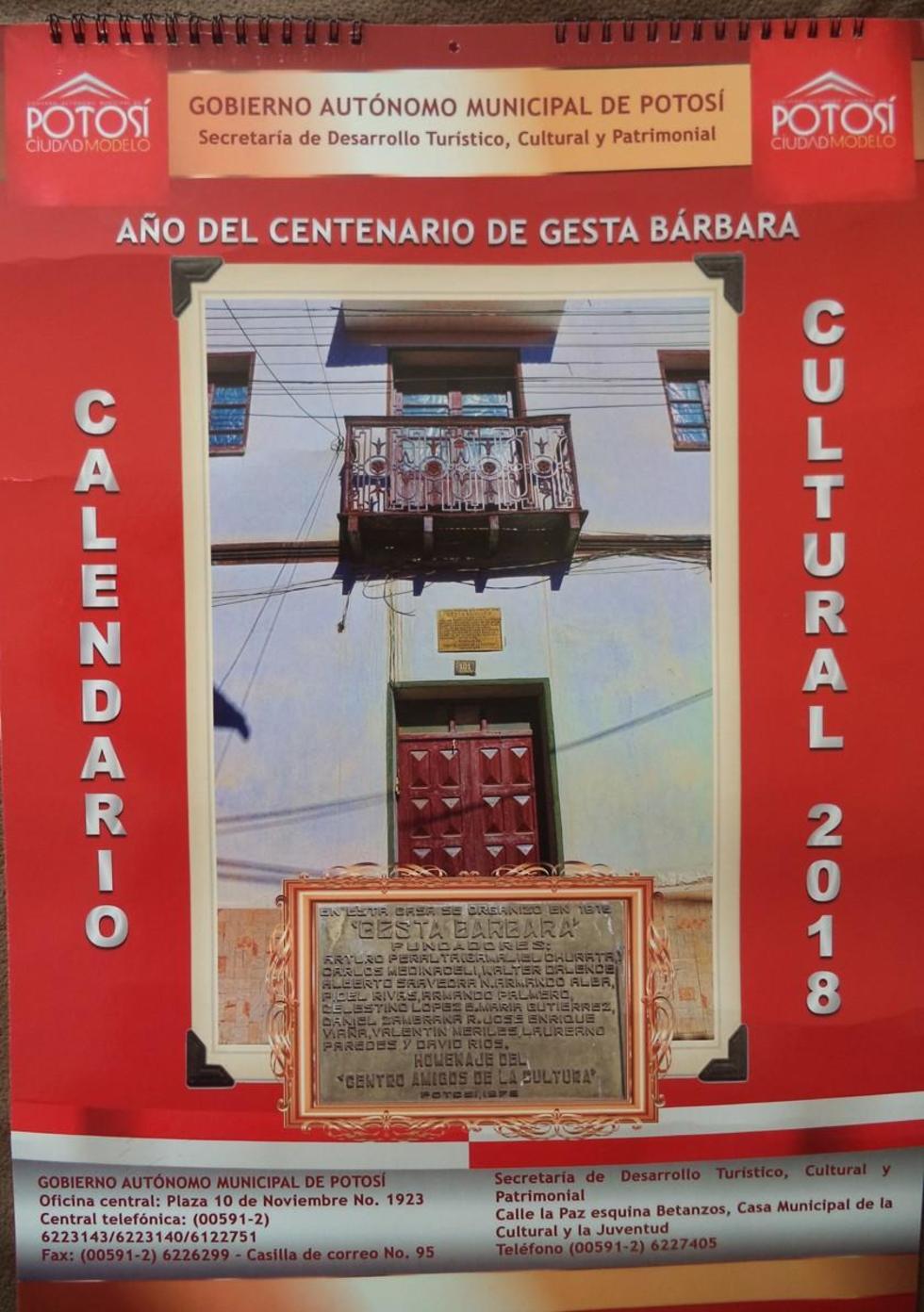 Alcaldía presenta el lunes el Calendario Cultural de 2018