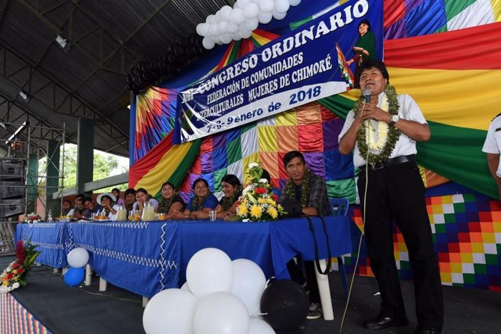 Evo Morales: "no me van a ganar, en vano están tratando de tumbar"