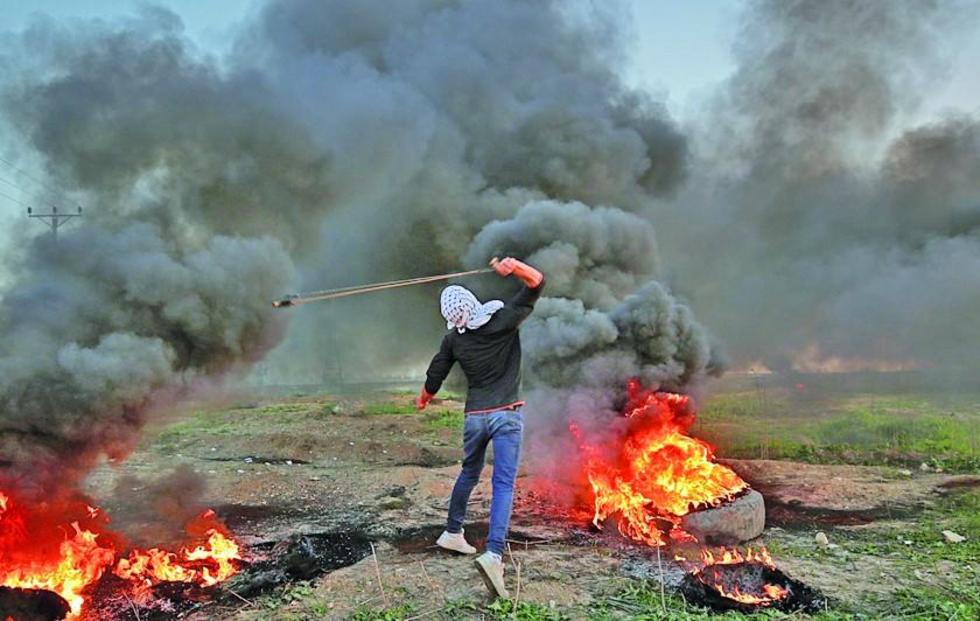 Protestas palestinas provocan decenas de heridos y detenidos