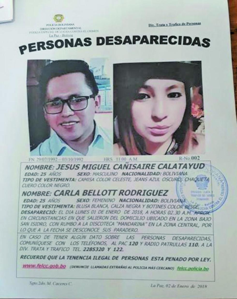 Envían a prisión al cómplice del caso de la pareja desaparecida