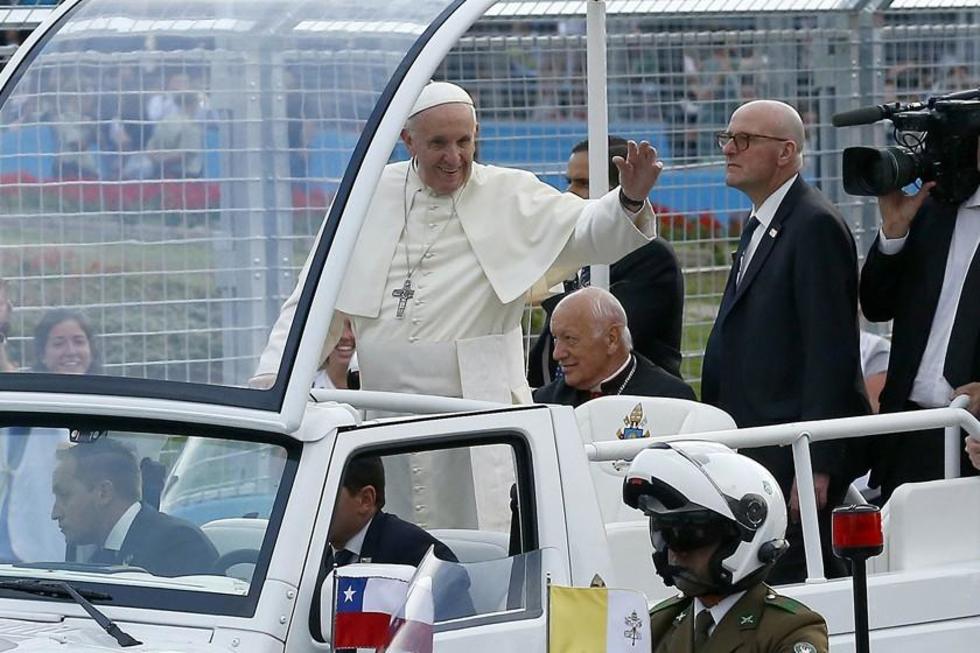 Chile le da la bienvenida al Papa pese al escándalo de pederastia