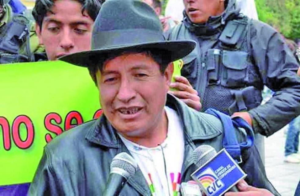 Declaran rebelde a Quispe y ordenan su aprehensión