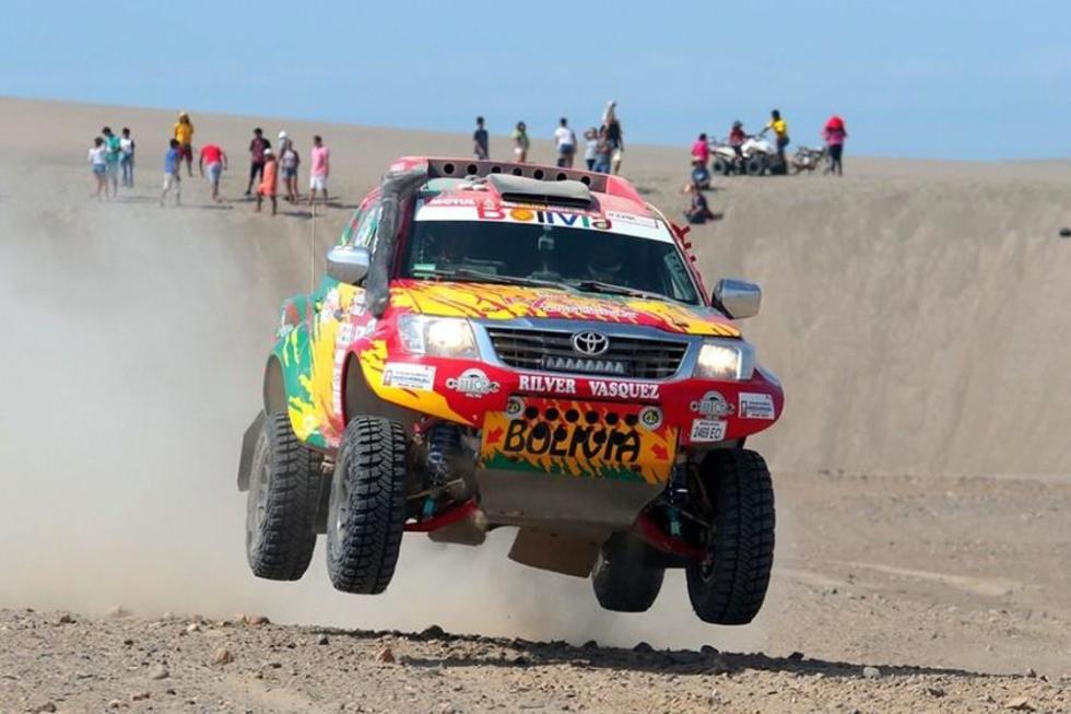 Rílver Vásquez abandona el Dakar por problemas mecánicos