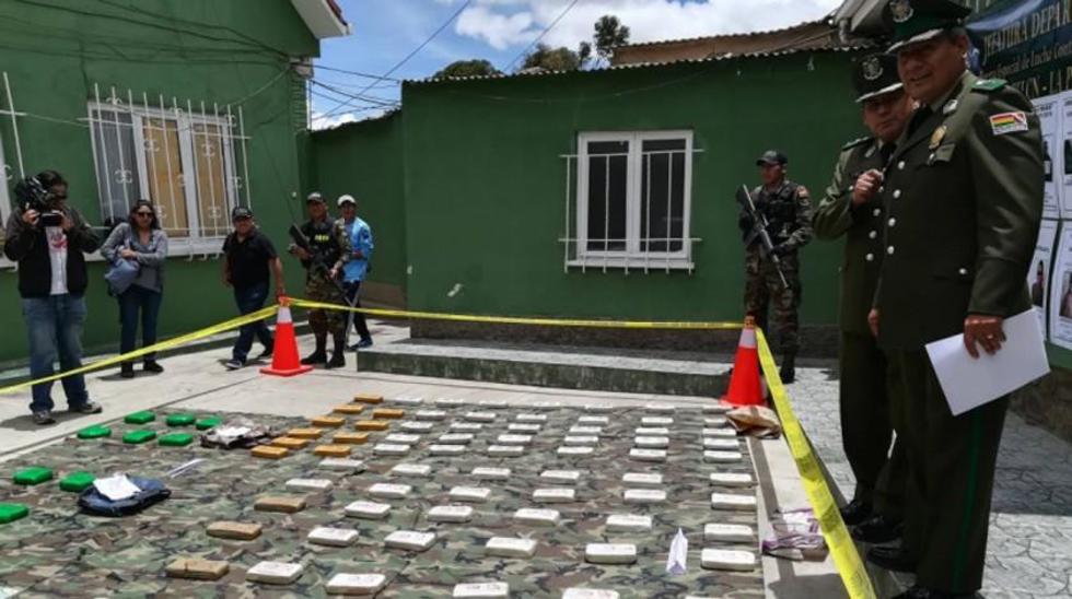 Secuestran 130 kilos de cocaína y detienen a siete personas