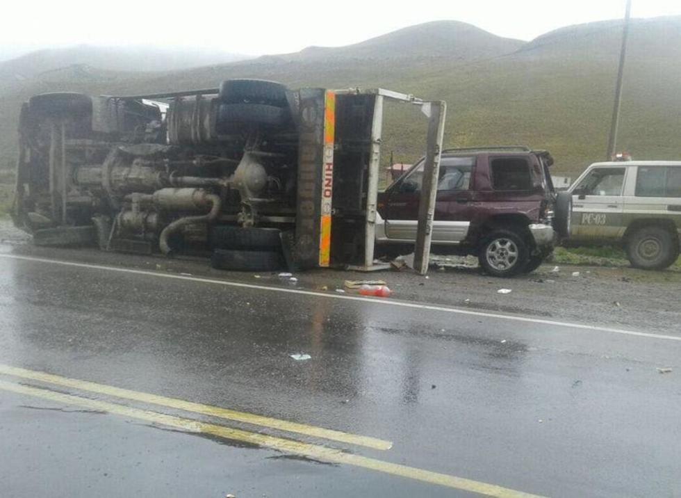 Falla en sistema de frenos ocasiona accidente en vía