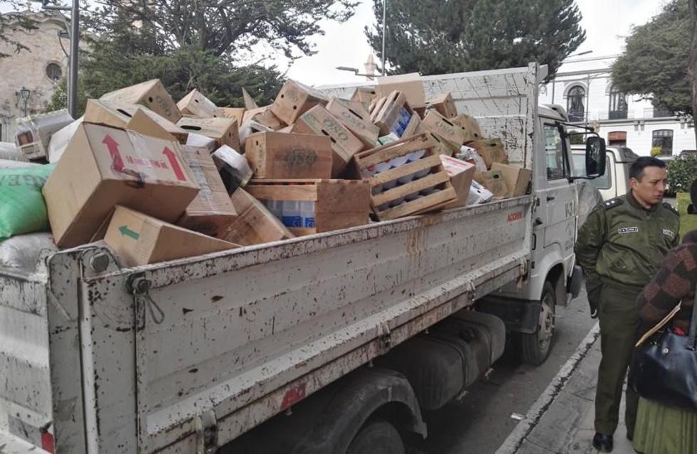 Incautan productos con orín  y heces fecales de ratones