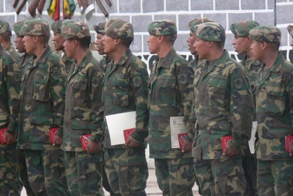 Licencian a soldados del primer escalón