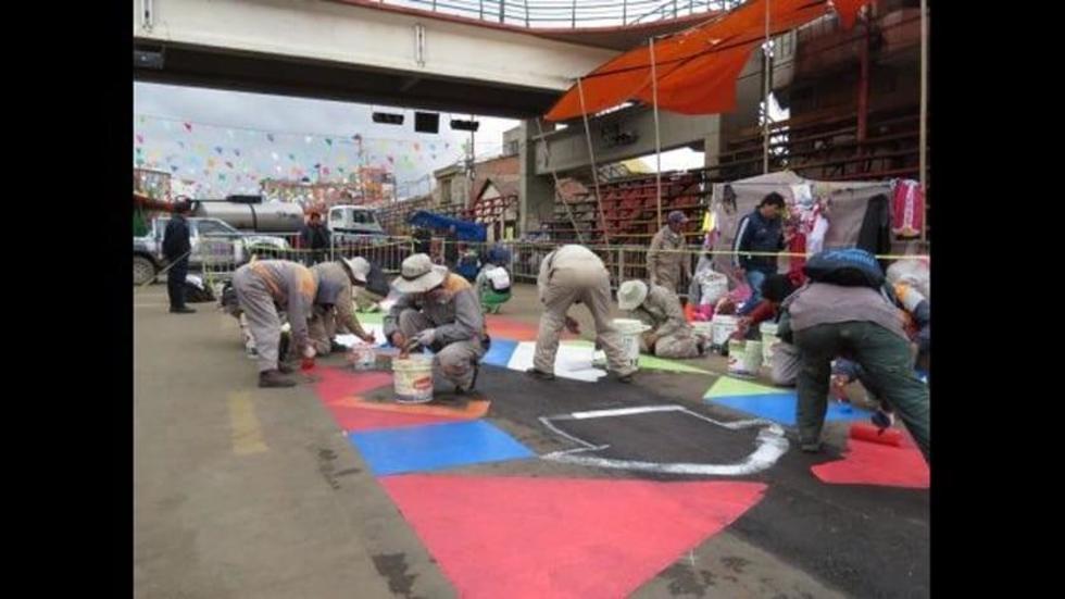 Ya pintan las calles para el Carnaval de Oruro 2018