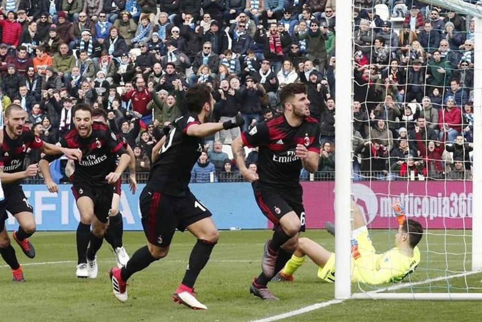 Milan golea 4-0 a Spal en la vigésima cuarta jornada de la Serie A italiana